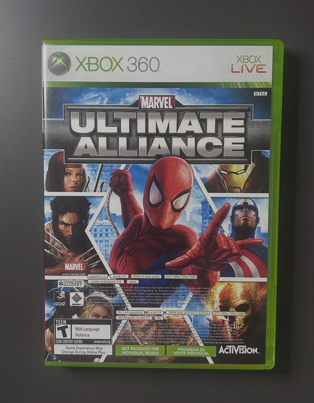 Marvel Ultimate Alliance / Forza 2 Motorsport
