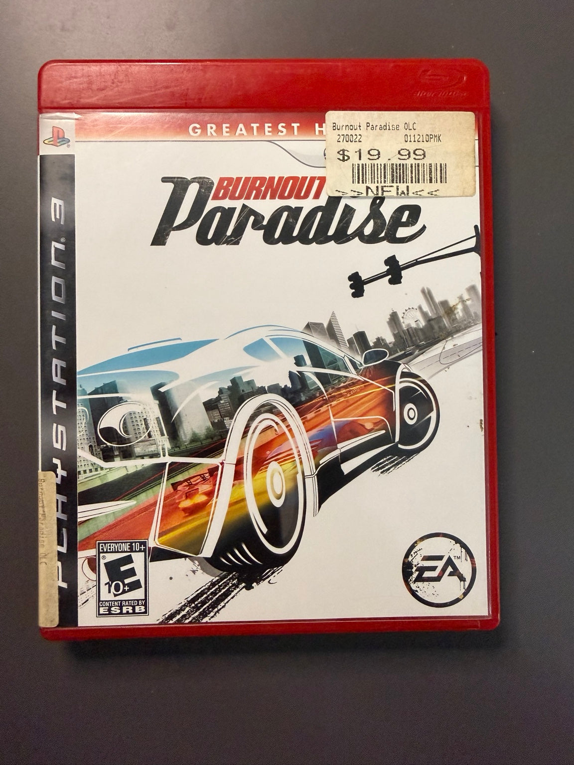 Burnout Paradise [Greatest Hits] - PS3 - USA - Very Good - CIB