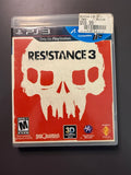 Resistance 3 - PS3 - USA - Very Good - CIB