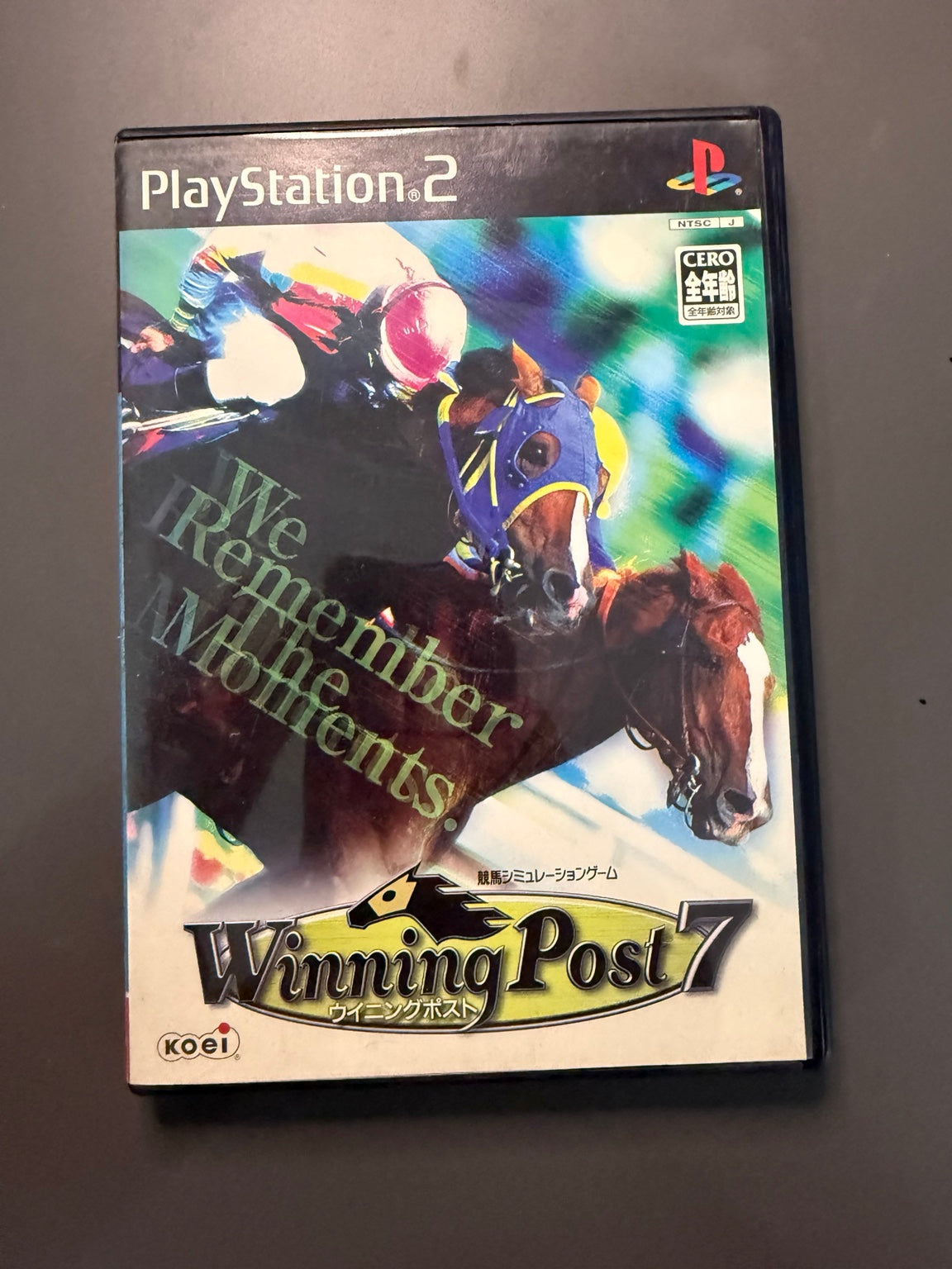 Winning Post 7 — PS2 Japan, Very Good, CIB