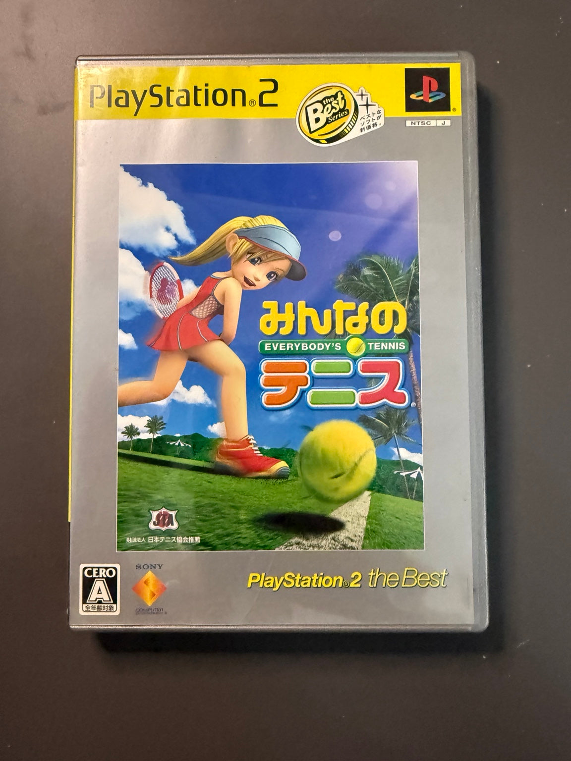 Minna no Tennis [PlayStation 2 the Best] — PS2, Japan, Like New, CIB