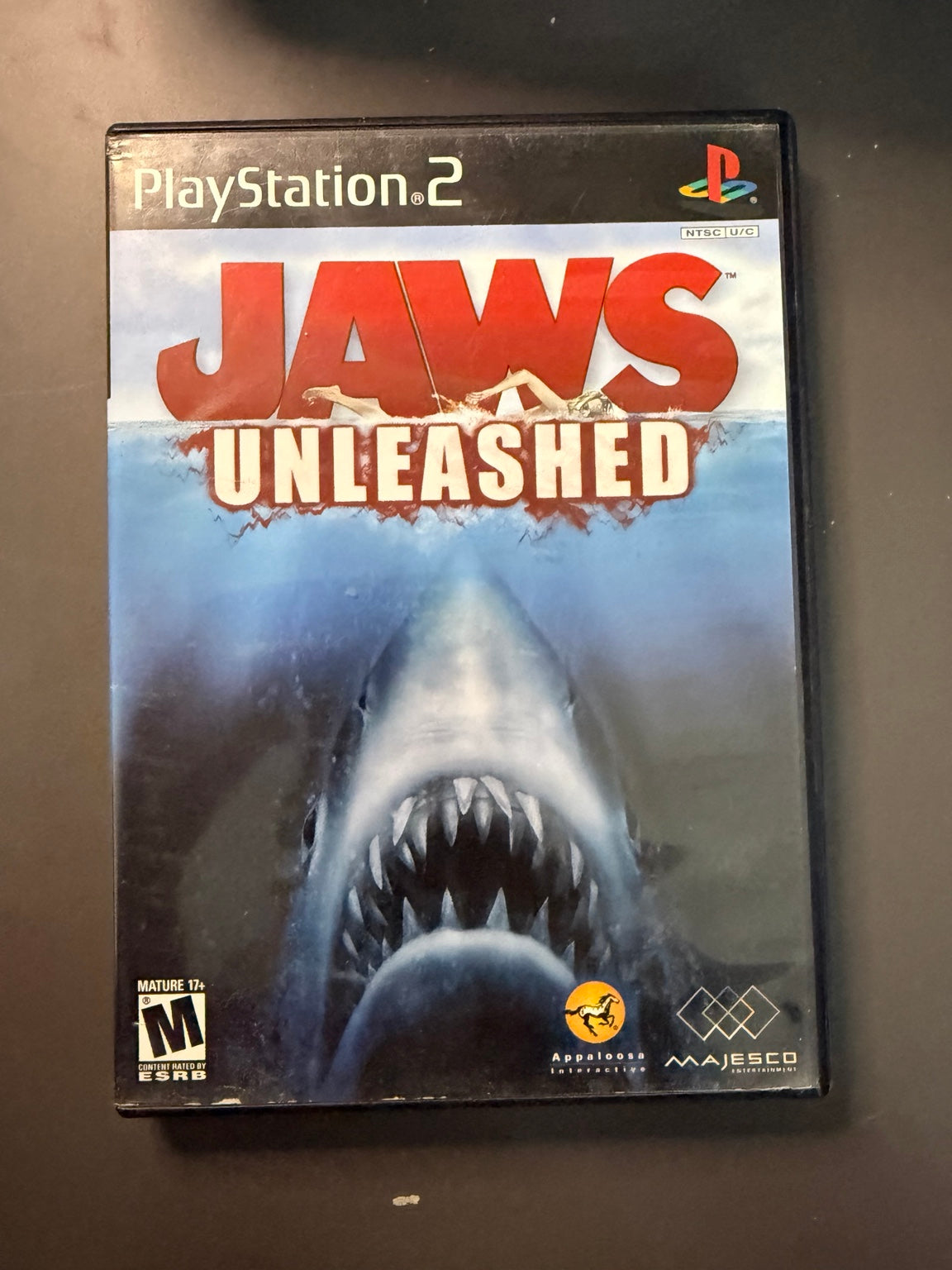 Jaws Unleashed PlayStation 2 USA front cover