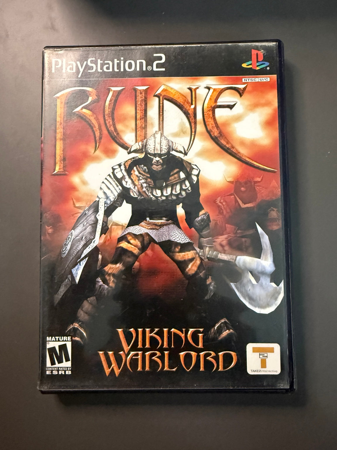 Rune: Viking Warlord PlayStation 2 USA front cover