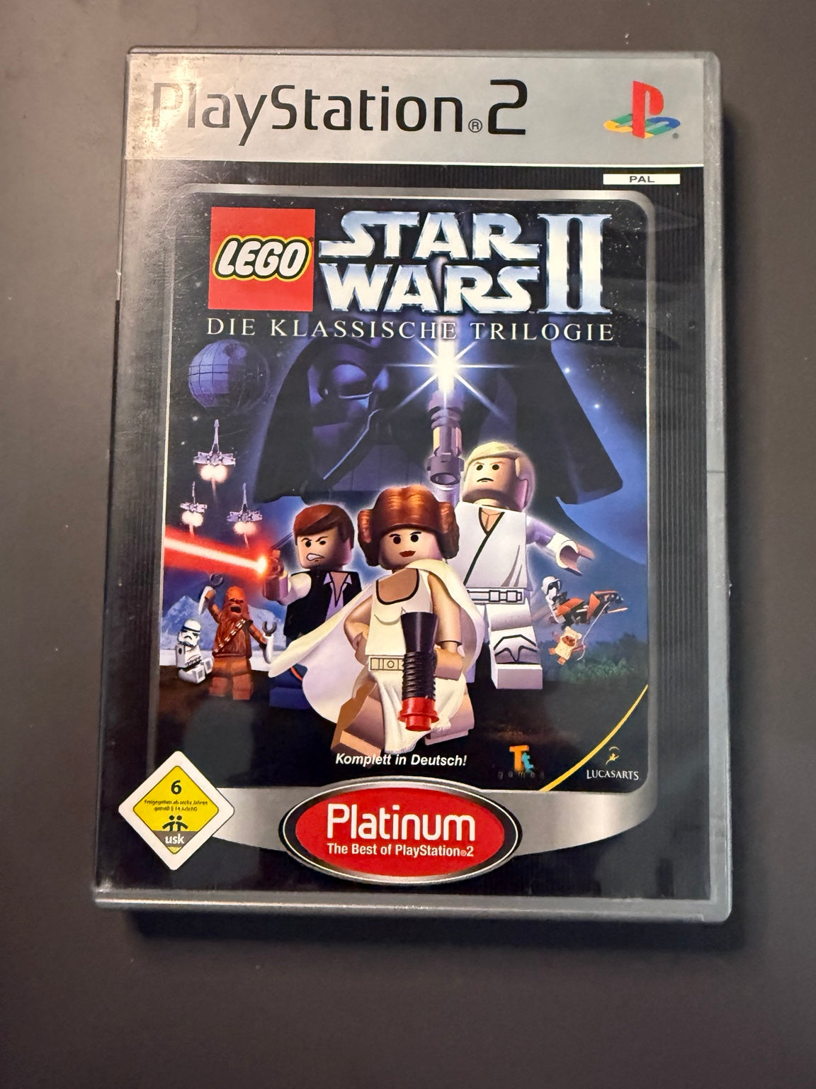 LEGO Star Wars II: The Original Trilogy [Platinum] PS2 Europe front cover