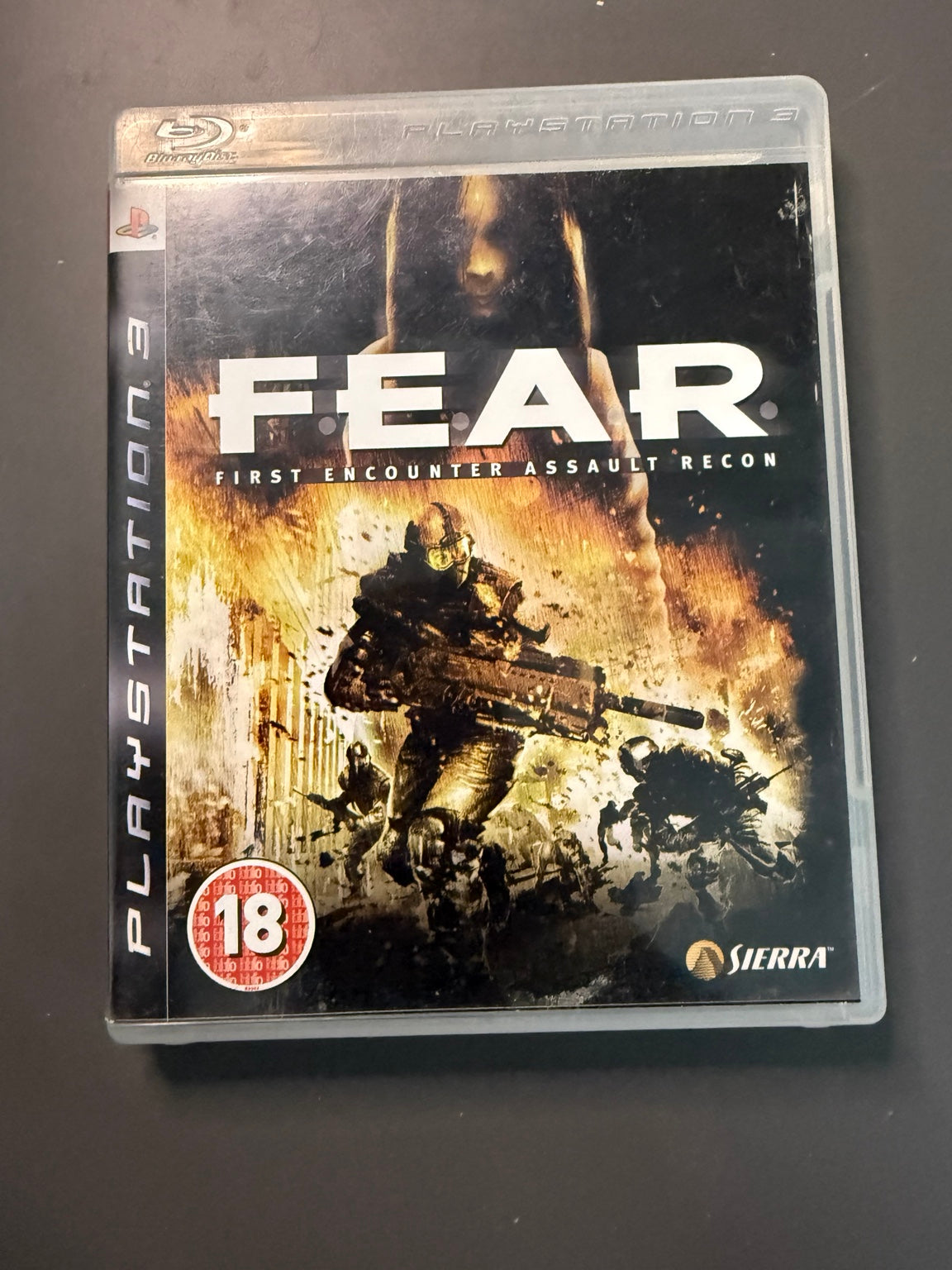 F.E.A.R. PS3 Europe Like New CIB front cover