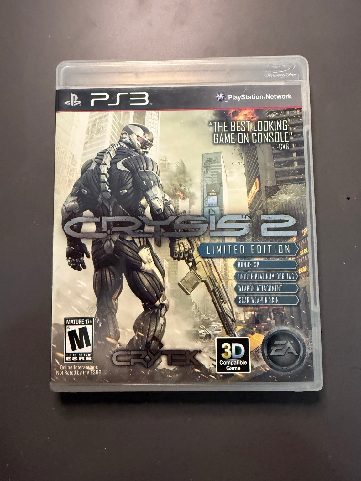 Crysis 2 [Limited Edition] PS3 USA Like New CIB