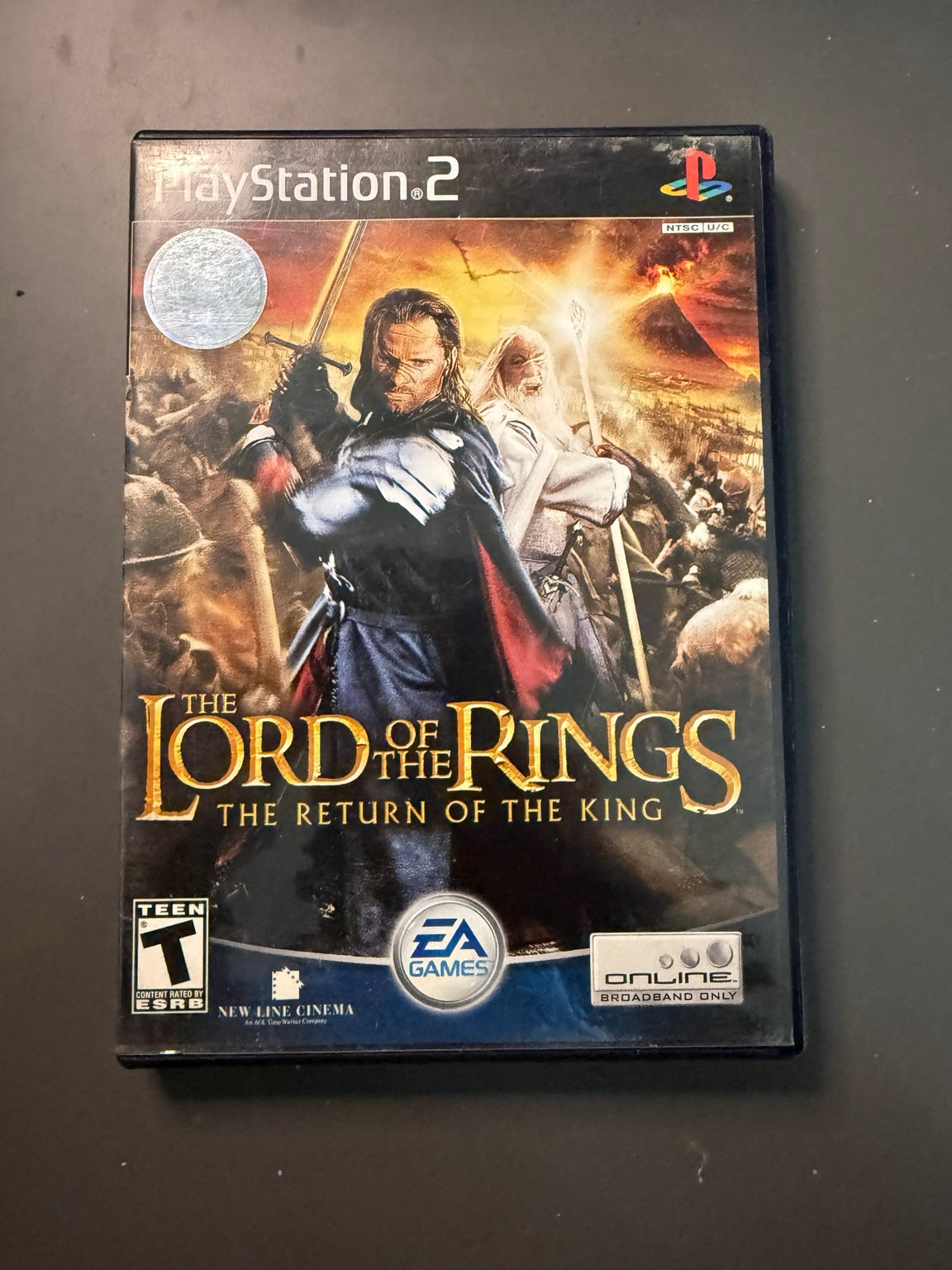 The Lord of the Rings: The Return of the King PS2 USA CIB Like New