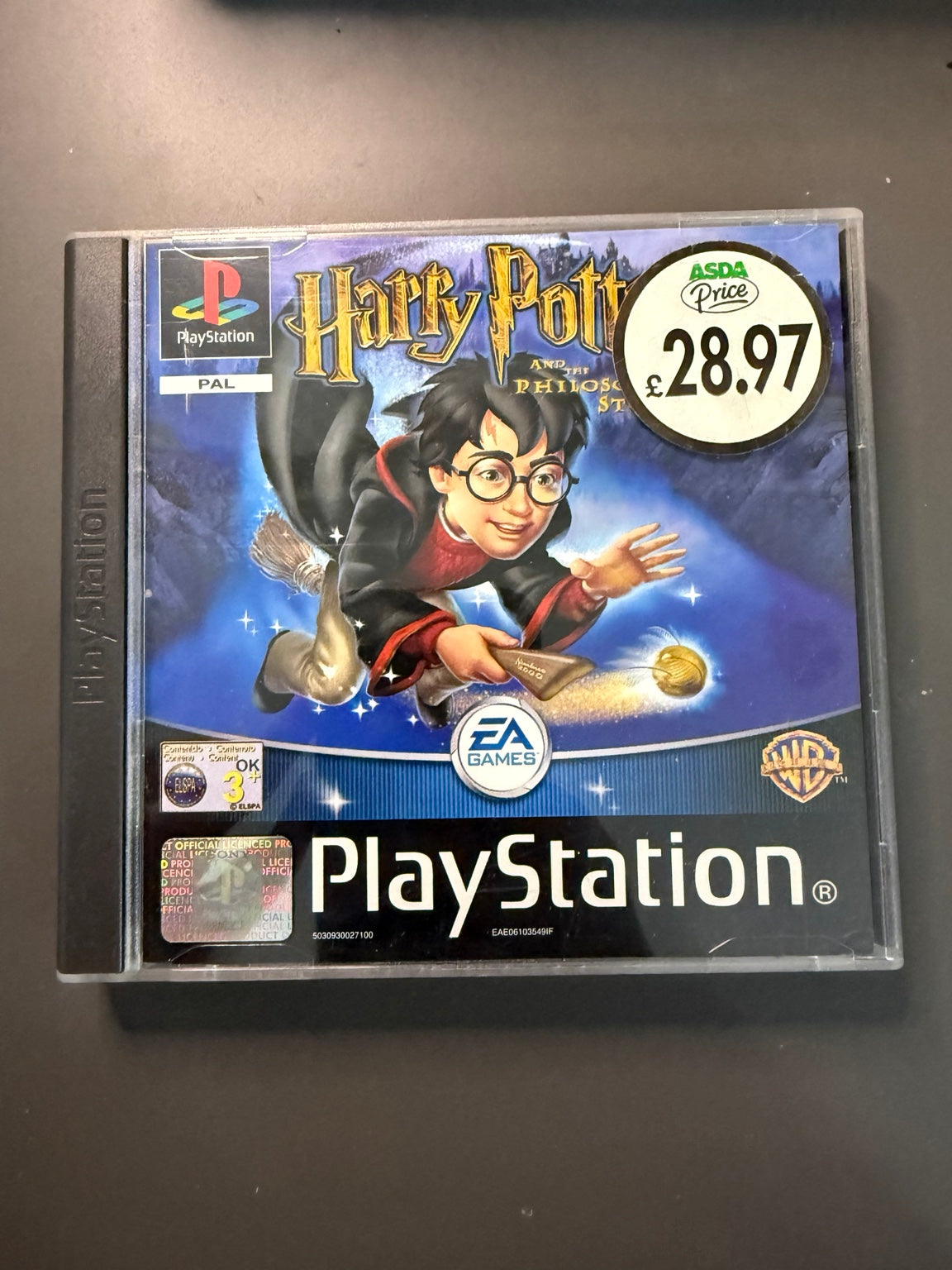 Harry Potter and the Philosopher's Stone – PS1 – Europe – CIB – Very Good
