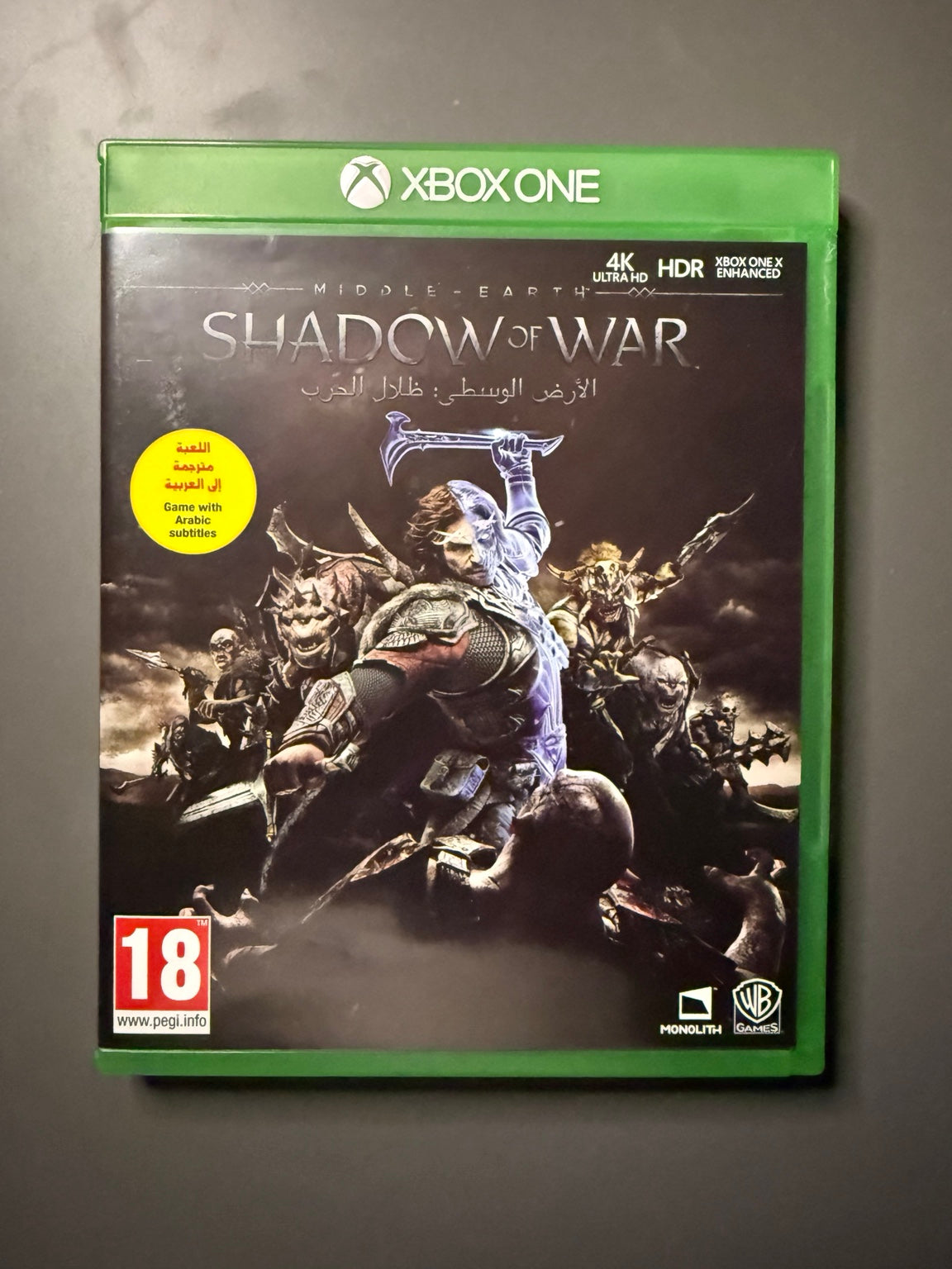 Middle-earth: Shadow of War – actual Xbox One game for sale