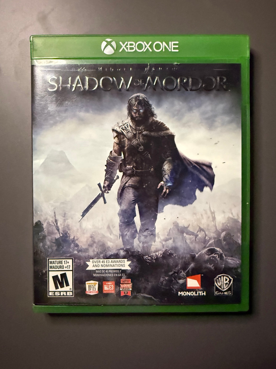Middle-earth: Shadow of Mordor – actual Xbox One game for sale