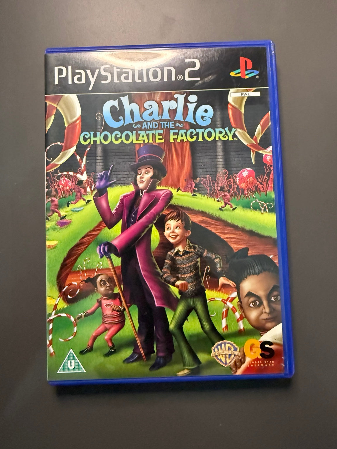 Charlie and the Chocolate Factory PS2 Europe front cover