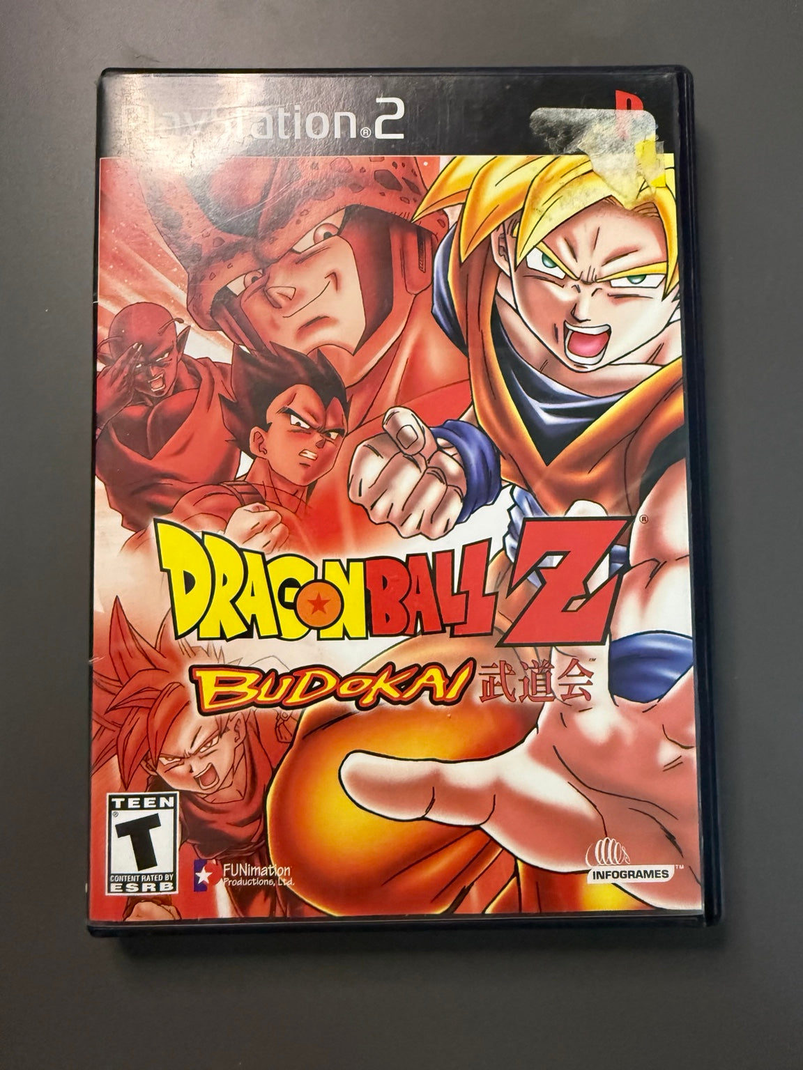 Dragon Ball Z Budokai PS2 USA front cover