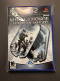 Medal of Honor European Assault PS2 Europe front cover