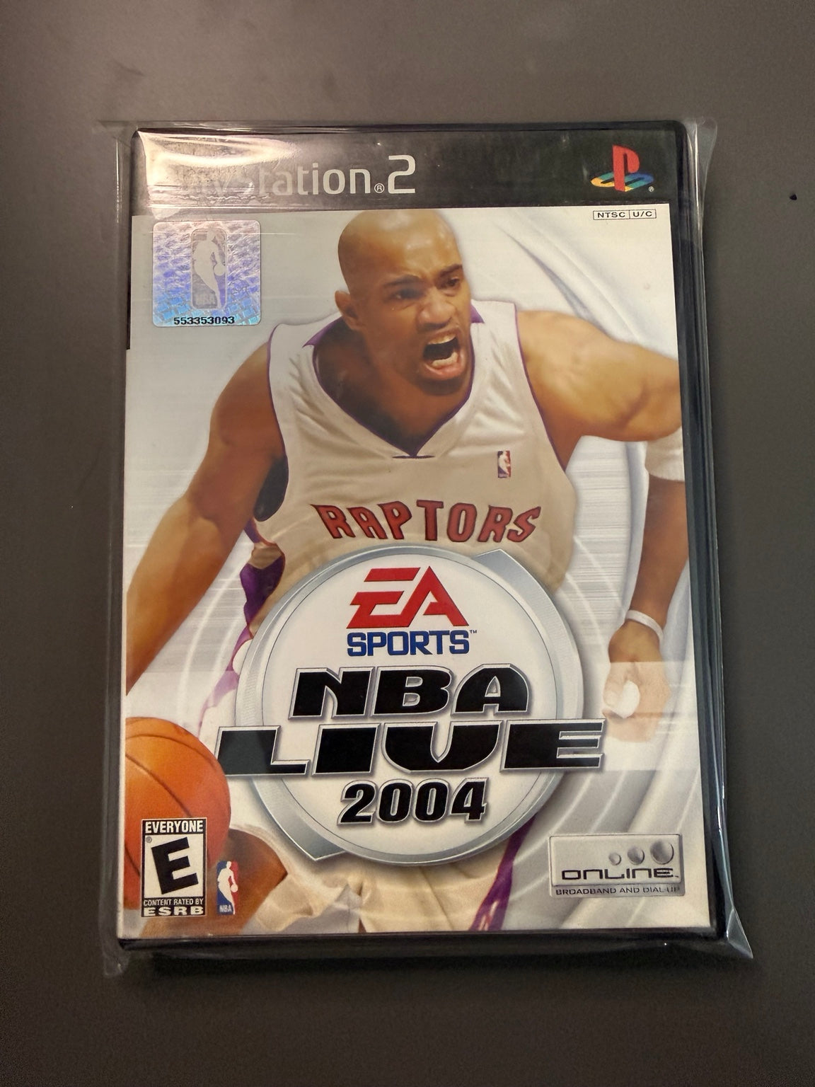 NBA Live 2004 PS2 USA front cover