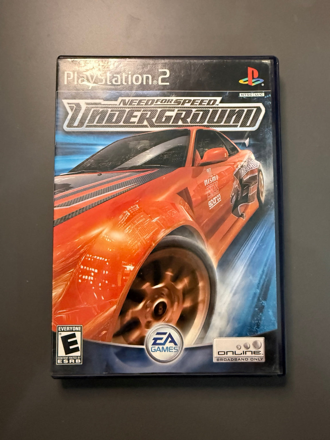 Need for Speed Underground PS2 cover