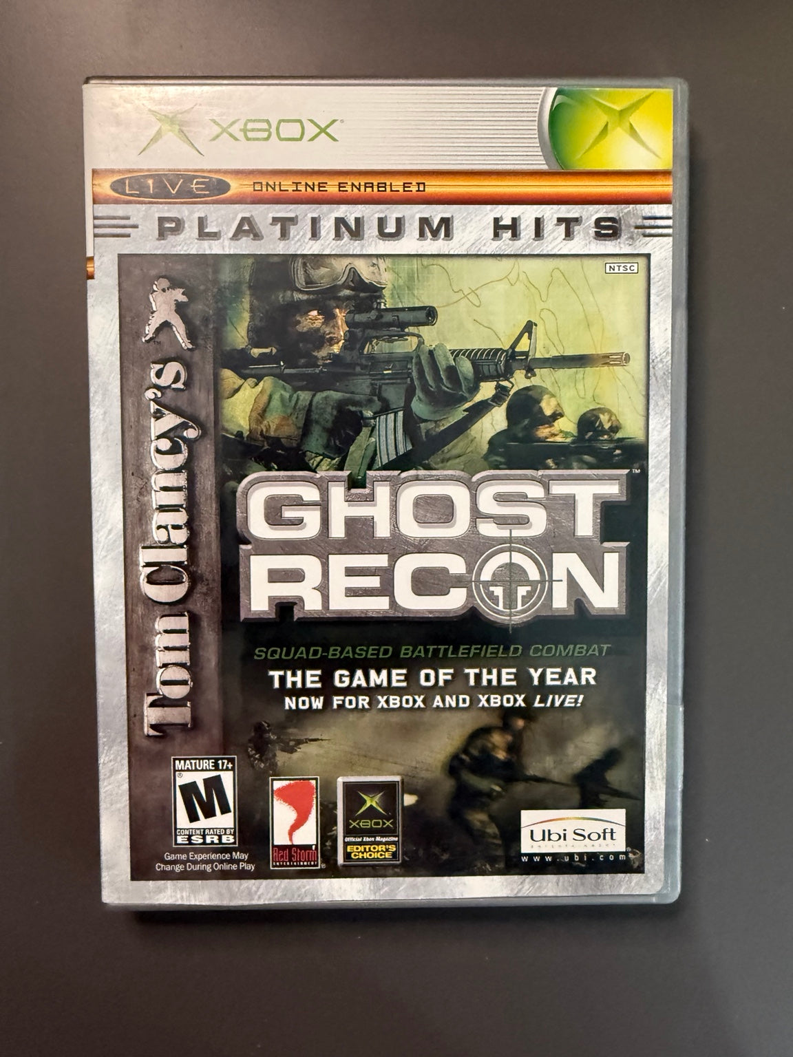 Tom Clancy's Ghost Recon [Platinum Hits] — Xbox — USA — Like New CIB