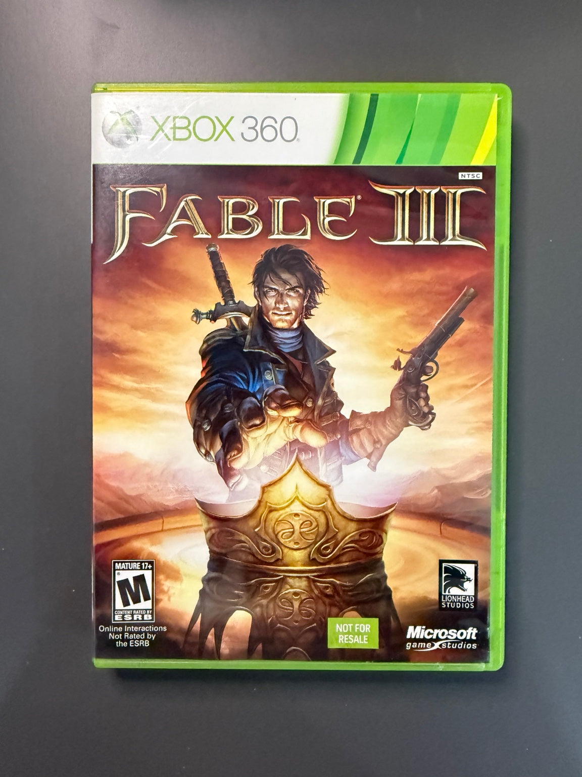 Fable III [Not For Resale] — Xbox 360 — USA — Like New CIB