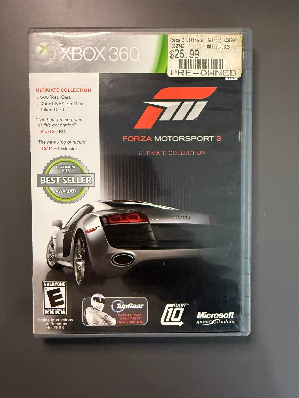Forza Motorsport 3 [Ultimate Collection] — Xbox 360 — USA — Like New CIB