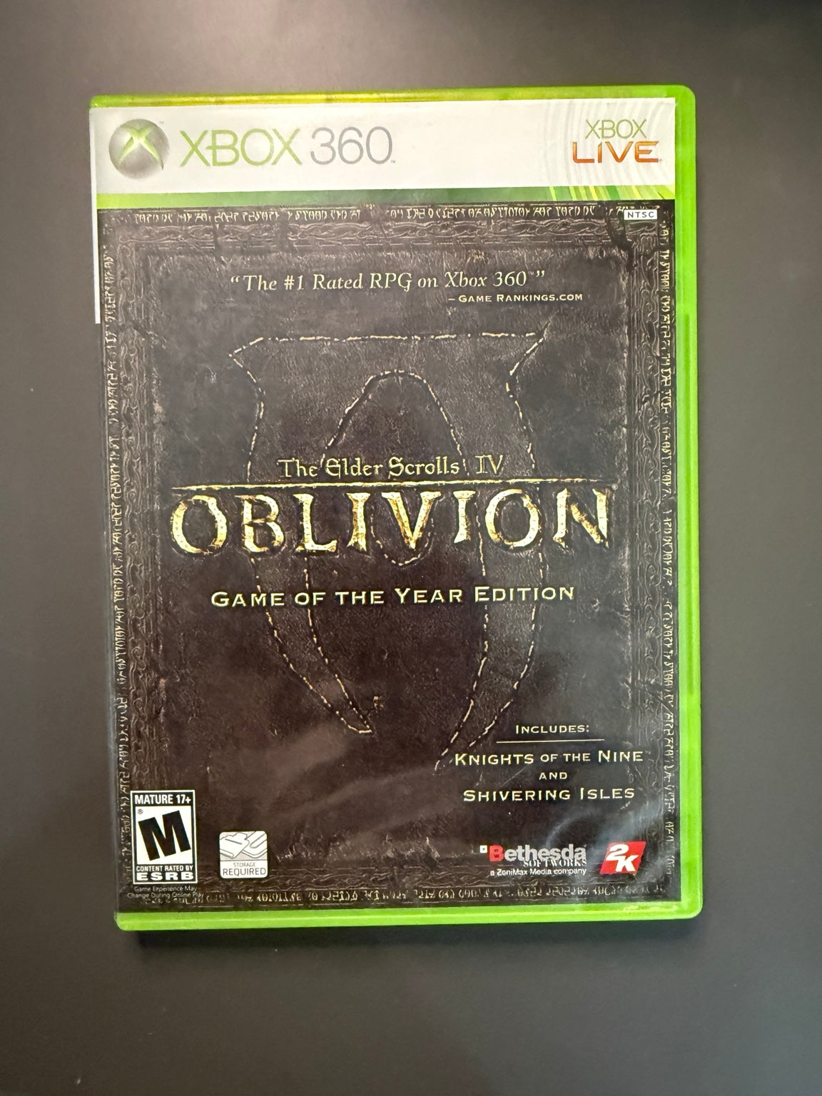 The Elder Scrolls IV: Oblivion [Game of the Year Edition] — Xbox 360 — USA — Like New CIB