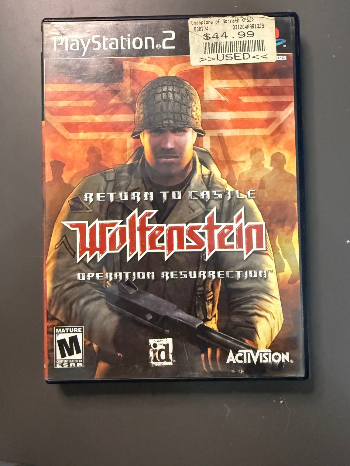 Return to Castle Wolfenstein: Operation Resurrection PlayStation 2 USA Very Good CIB