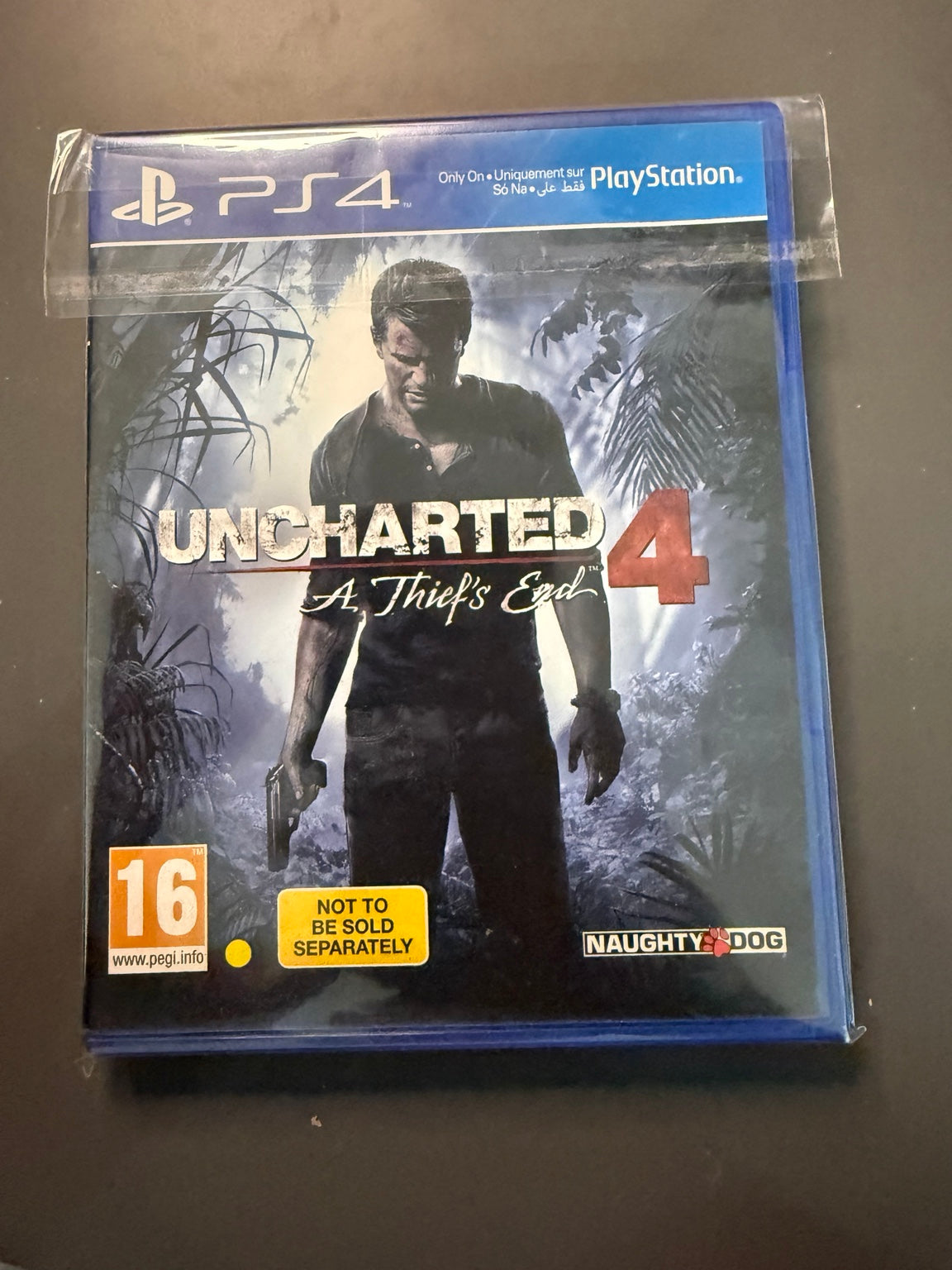 Uncharted 4: A Thief's End (Not to Be Sold Separately) PS4 Europe - Like New, CIB