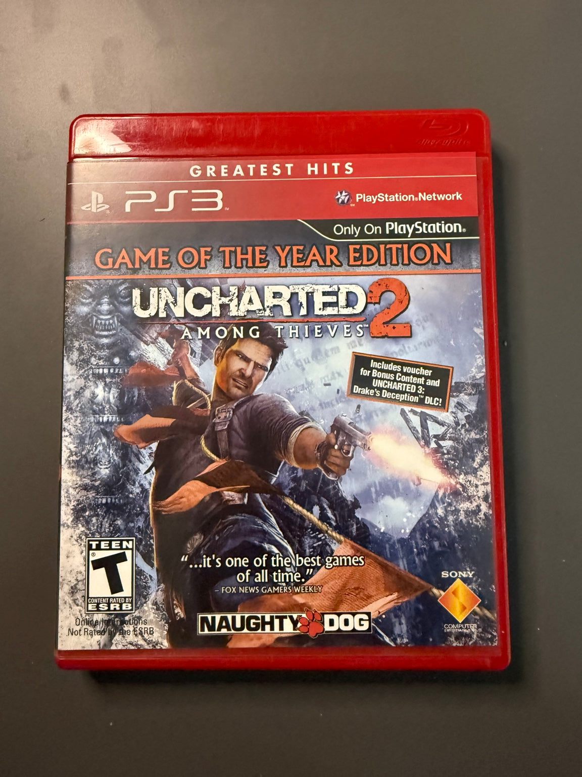 Uncharted 2: Among Thieves [Game of the Year Edition] [Greatest Hits] - USA - Like New CIB
