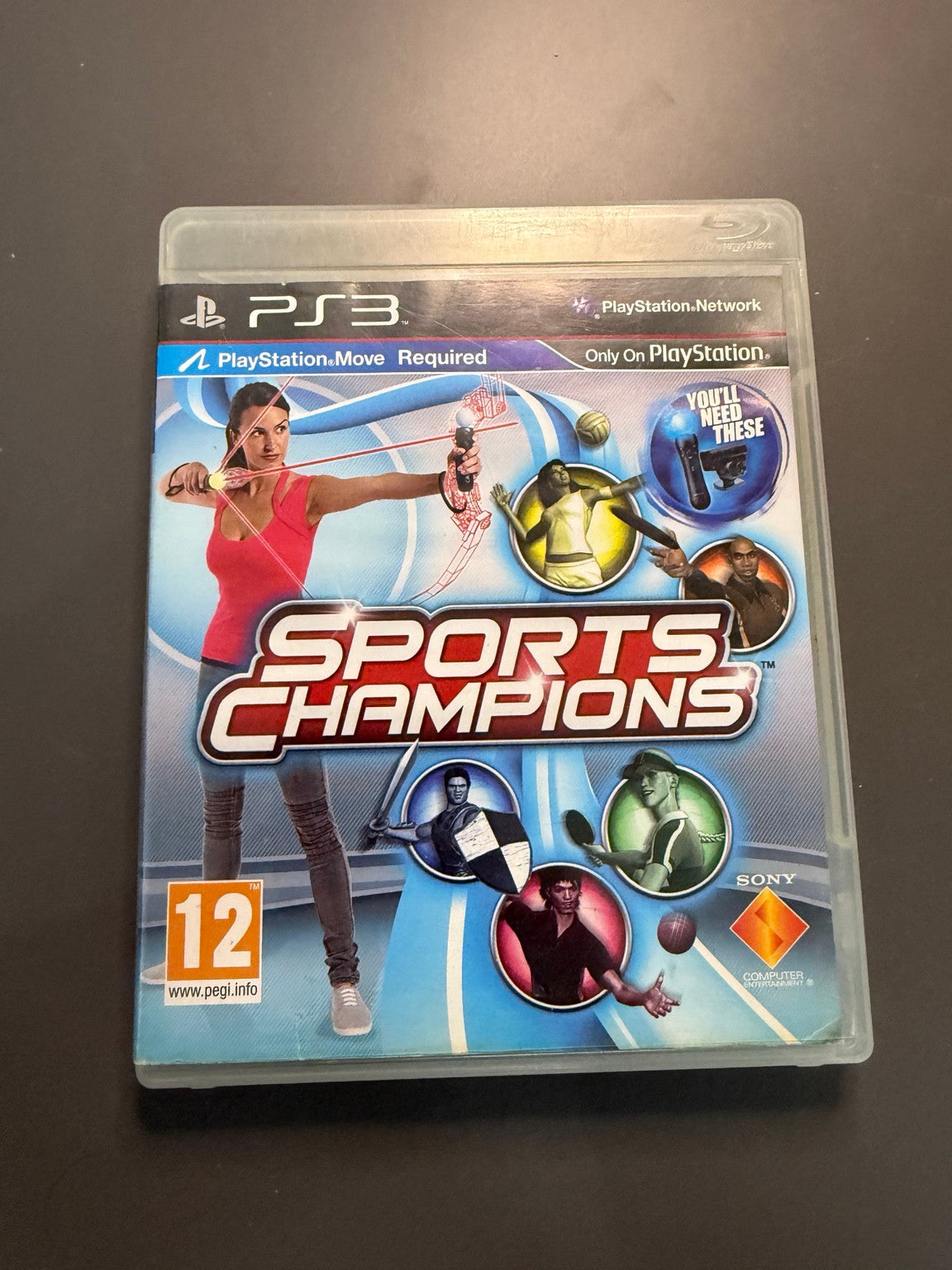 Sports Champions (Europe) PS3 Europe - actual copy, Very Good, Missing Manual