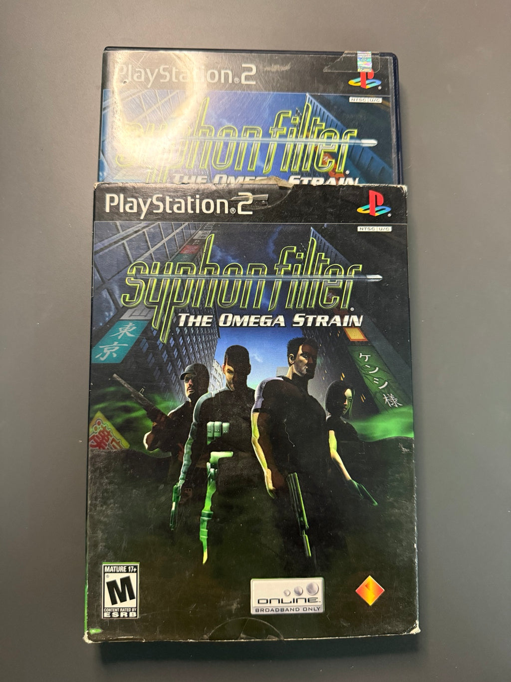 Syphon Filter: The Omega Strain USA inner case and slipcover