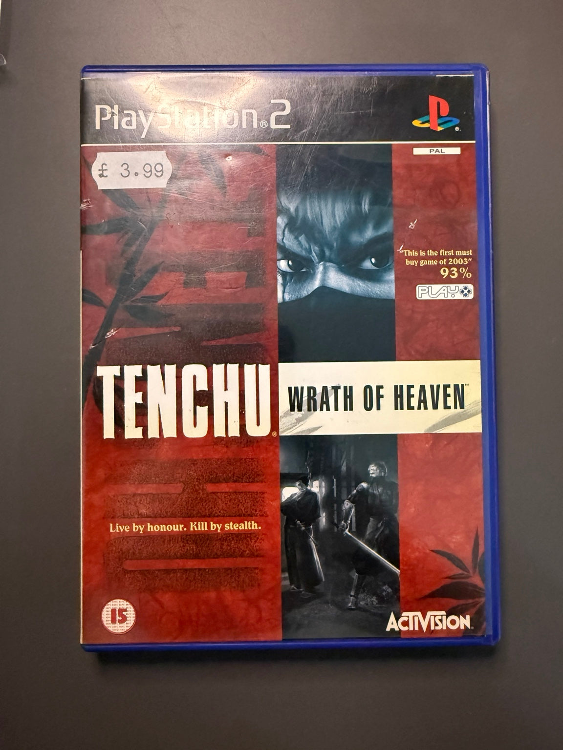 Tenchu: Wrath of Heaven PAL PlayStation 2