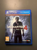 Uncharted 4 A Thief's End PS4 Europe front cover