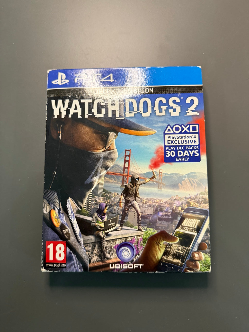 Watch Dogs 2 Deluxe Edition PS4 Europe outer box